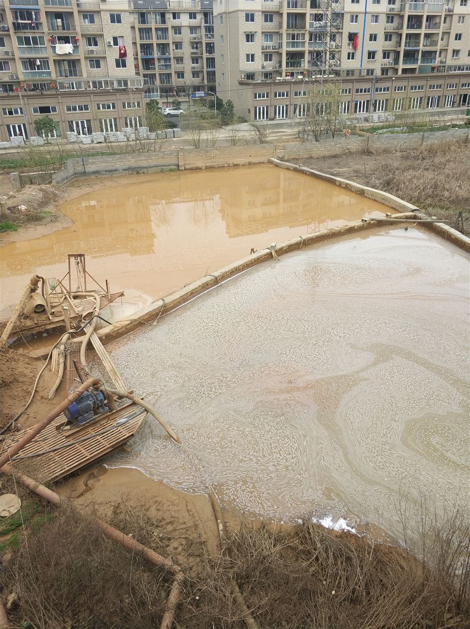 霞山沉淀池淤泥清理-厂区废水池淤泥清淤
